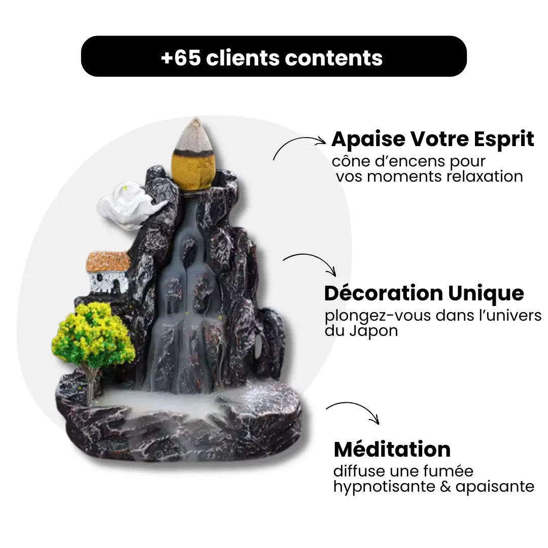 Cascade à encens zen – Japon