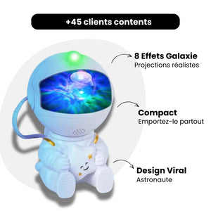 L’Astronaute Galaxy Projecteur LED